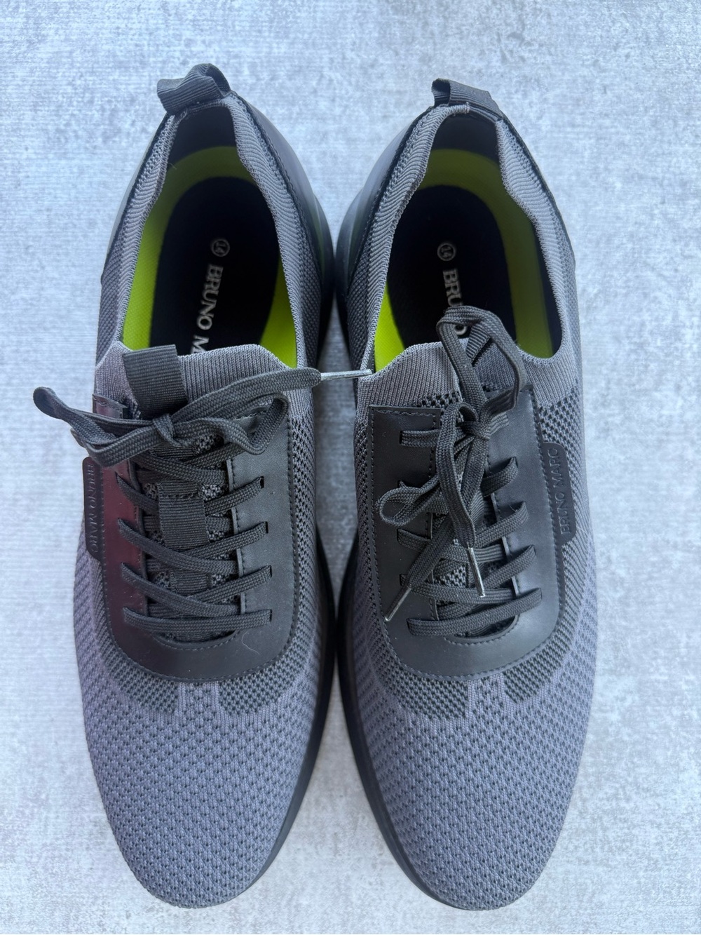 Bruno Marc Men’s Black Lace Up Dress Shoe Size 14 New!